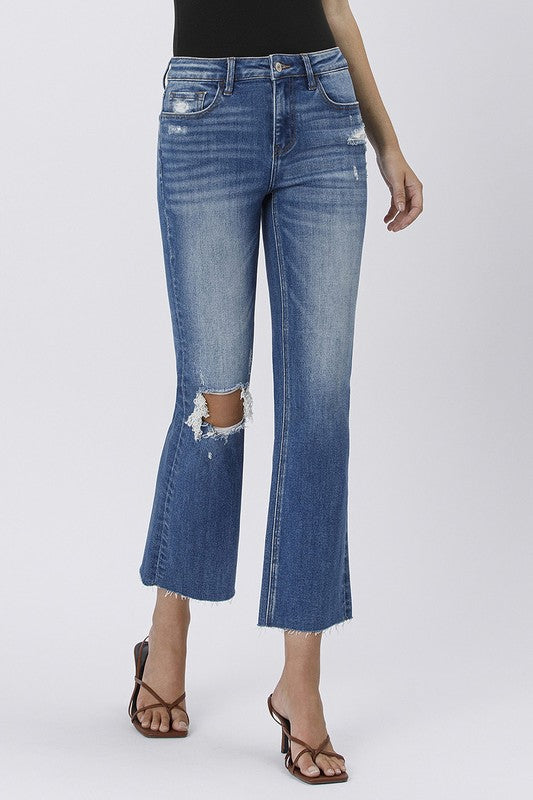 HIGH RISE KICK FLARE JEANS, Lovervet Jeans