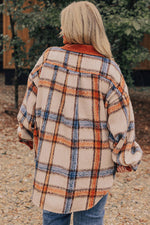 Plaid Print Shacket